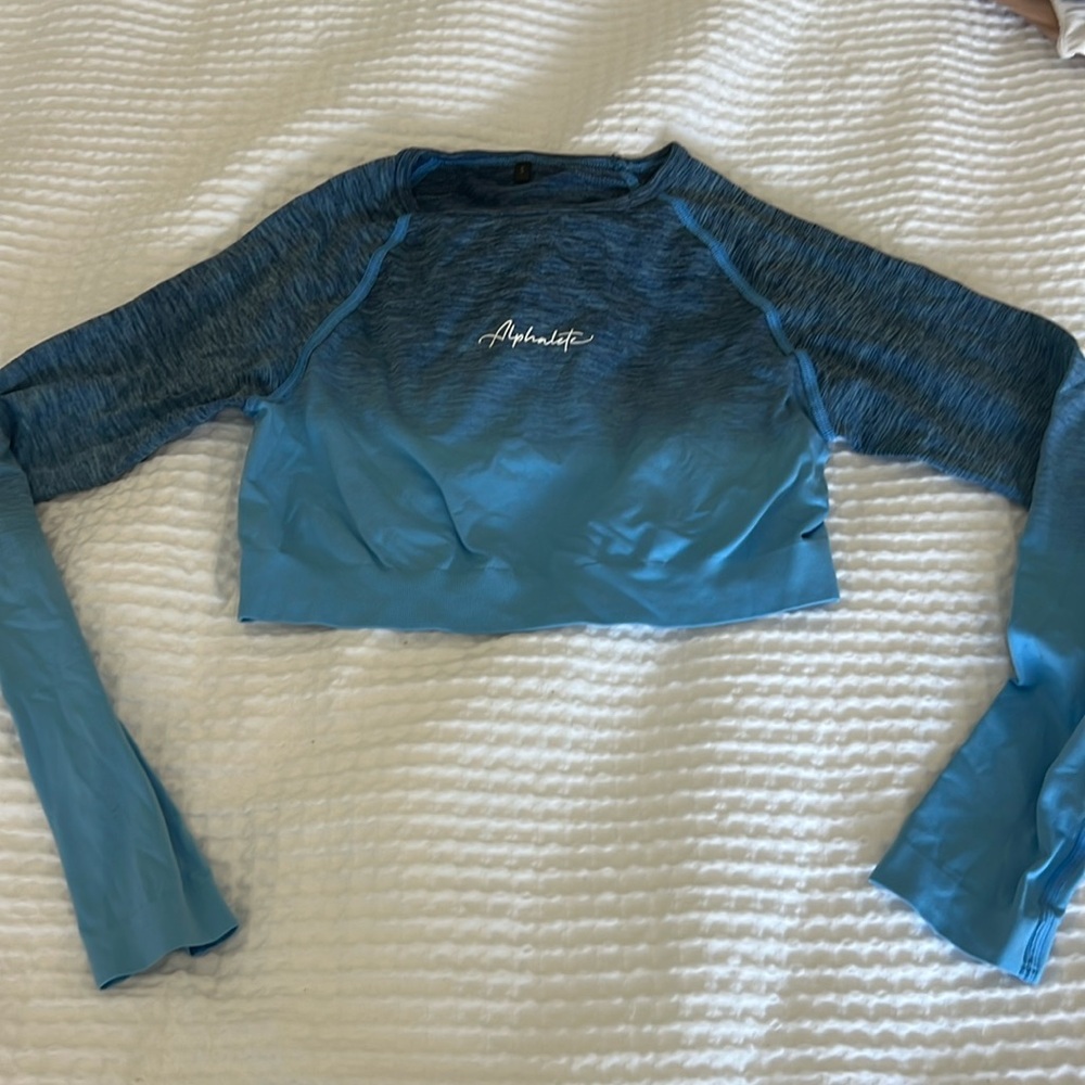 Alphalete long sleeve crop